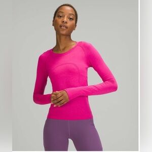 Lululemon Swiftly Tech Long Sleeve Shirt 2.0 *Race Length in Sonic Pink